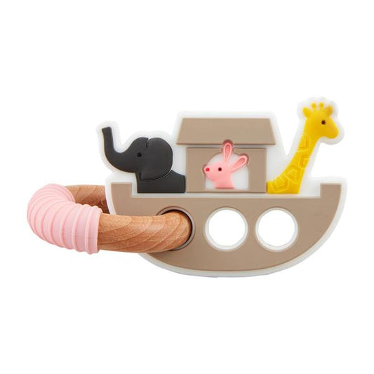 Noah’s Ark Teether, Pink