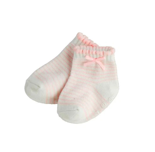 Baby Socks, Pink Stripe