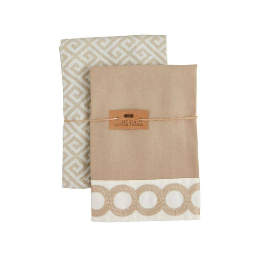 Classic Fabric Towel Set, Greek