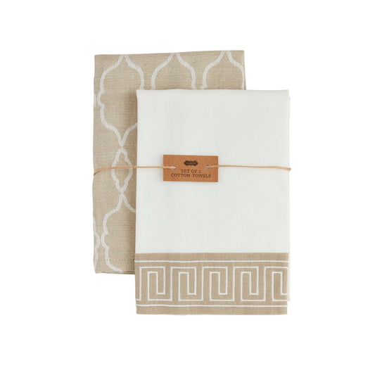 Classic Fabric Towel Set, Lattice