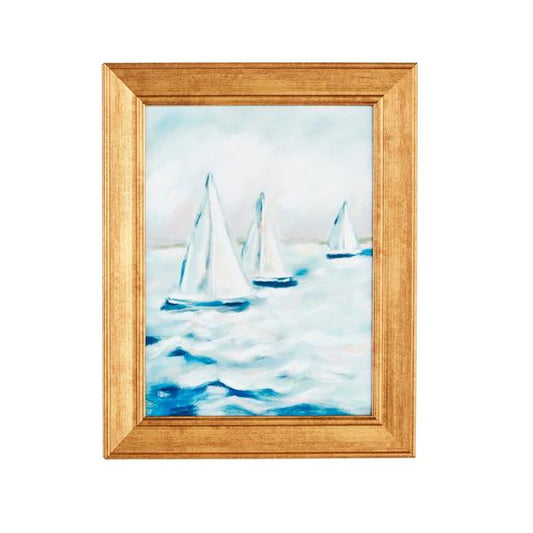 Sailboat Sea Framed Art