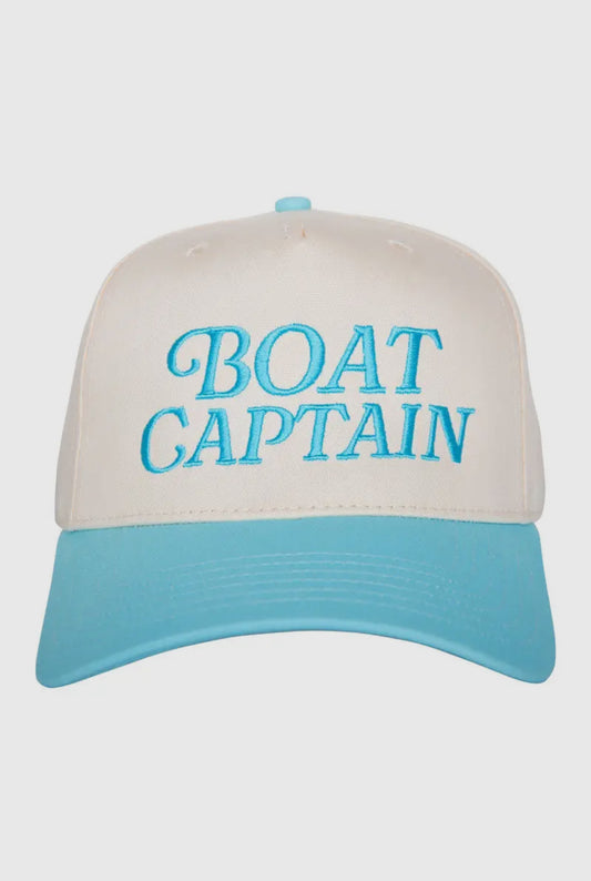 Vintage Trucker Hat, Boat Captain