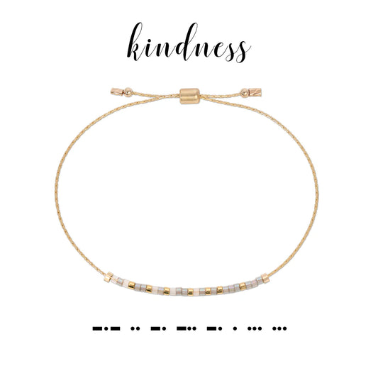 Morse Code Bracelet | Kindness
