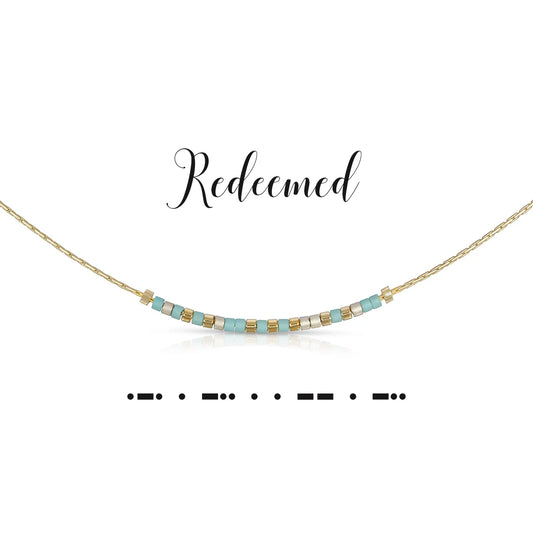 Morse Code Necklace | Redeemed