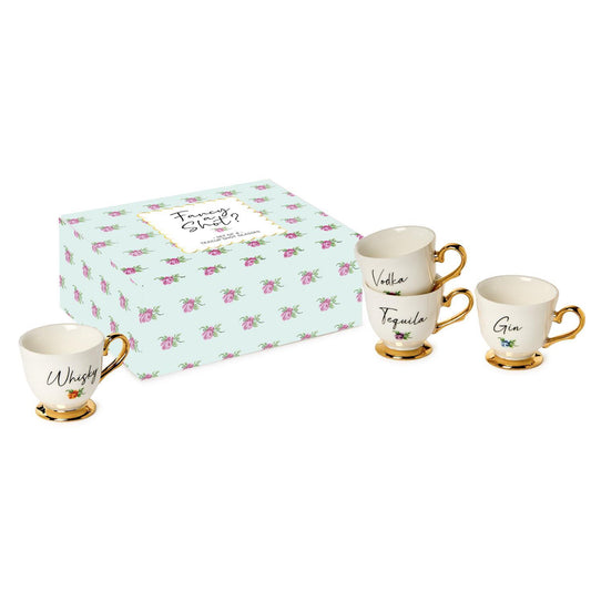 Teacup Shot Glasses Gift Set
