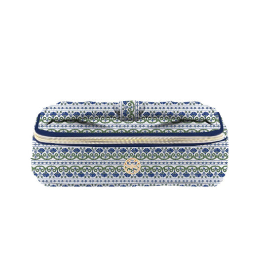 Kiss and Make Up Mini, Floral Foulard Navy
