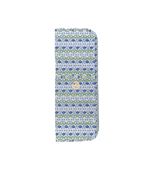 Hot Tool Case, Floral Foulard Navy
