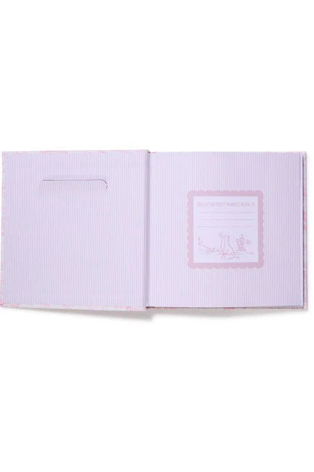 Pink Animal Toile Fabric Cover Album