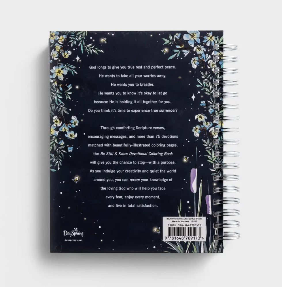 Devotional Coloring Book Be Still and Know
