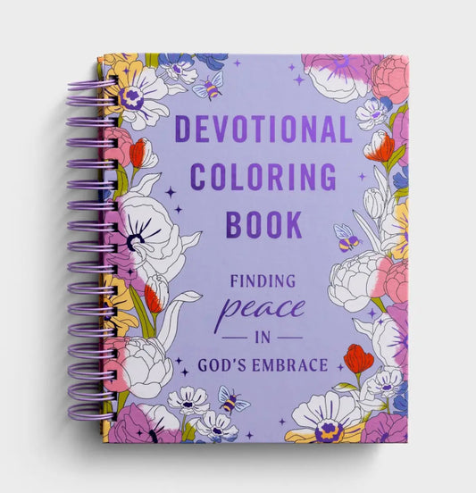Devotional Coloring Book Finding Peace In Gods Embrace