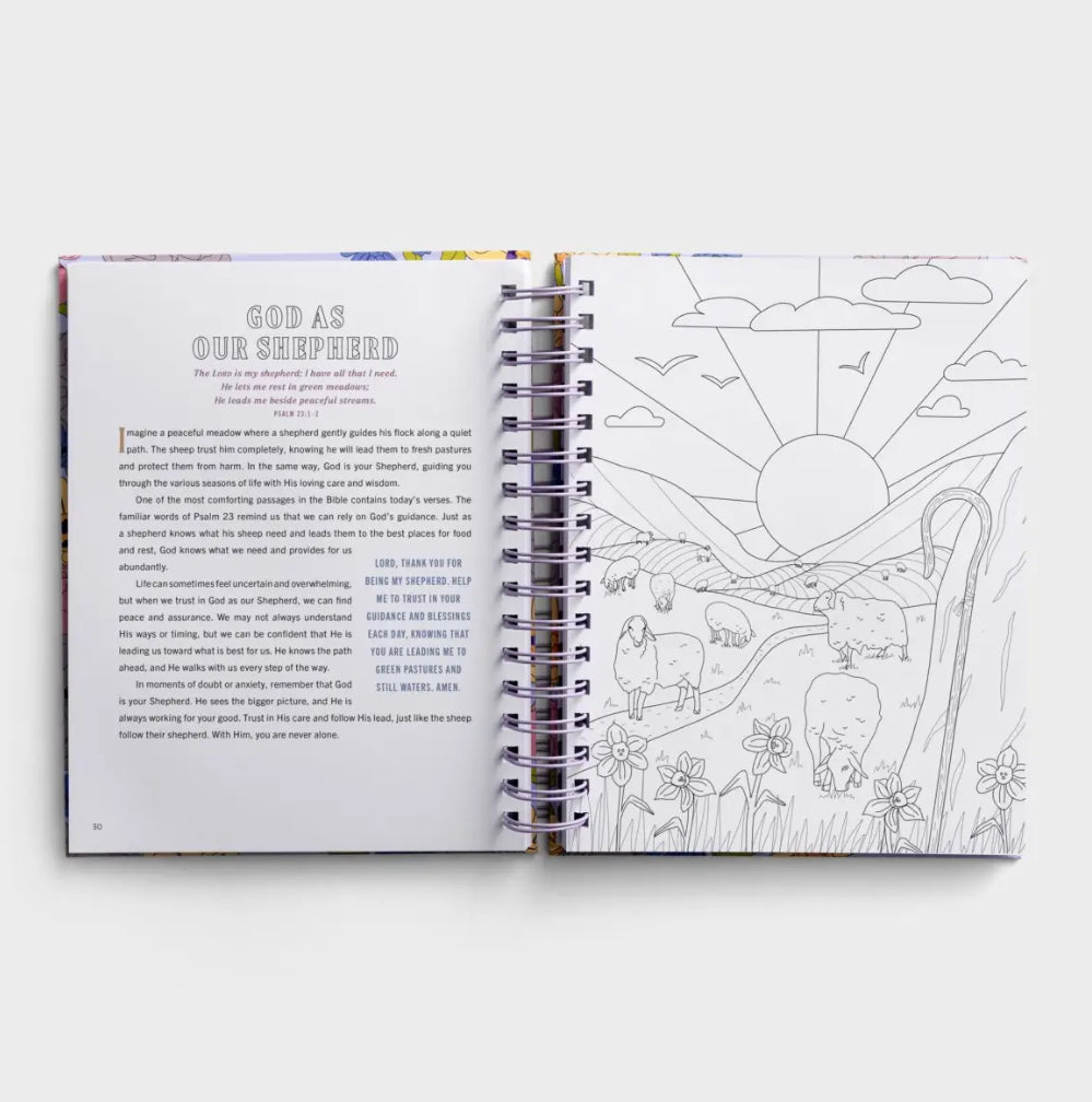 Devotional Coloring Book Finding Peace In Gods Embrace