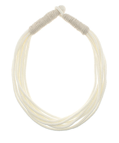 Hannah Rope Necklace | Ivory