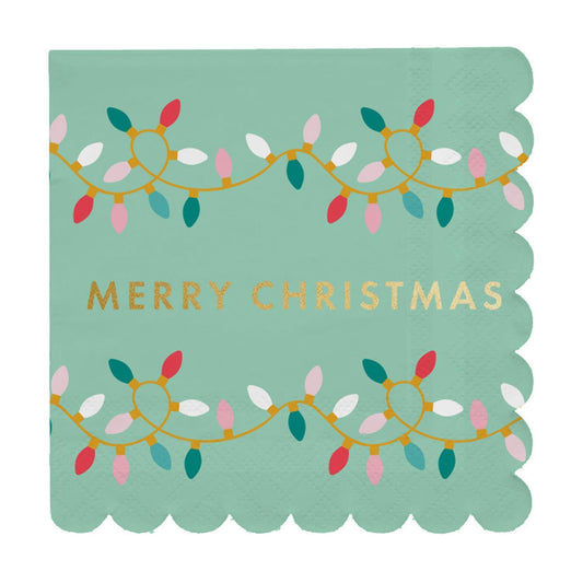 Cocktail Napkins, Merry Christmas