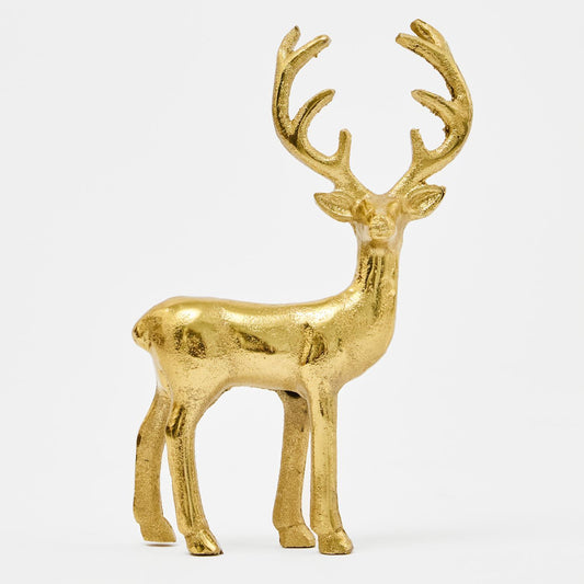 Gold Metal Reindeer, Large