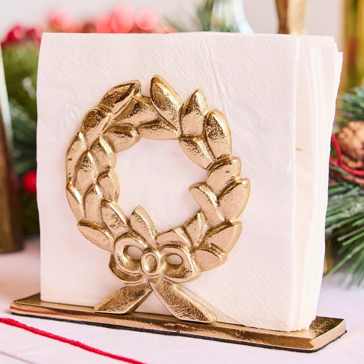 Napkin Holder, Wreath
