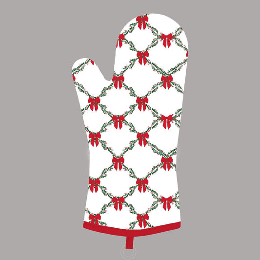 Oven Mitt, Holiday Trellis