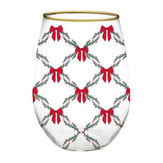 Stemless Wine, Holiday Trellis