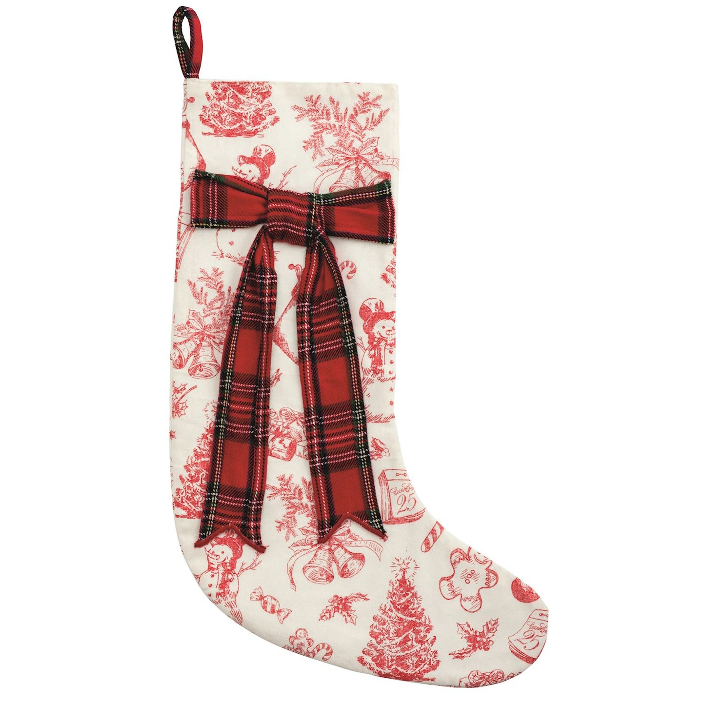 Plaid Bow Tartan Stocking