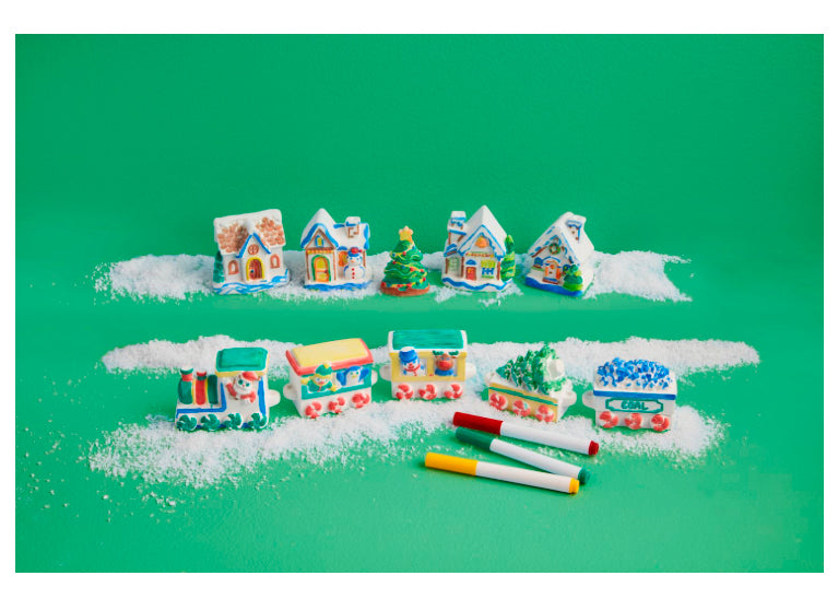 DIY Christmas Train Set