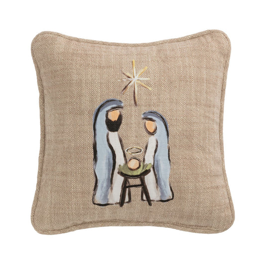 Holy Family Mini Pillow