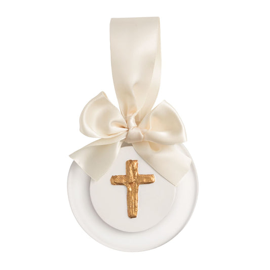 Cross Gold Intaglio Ornament