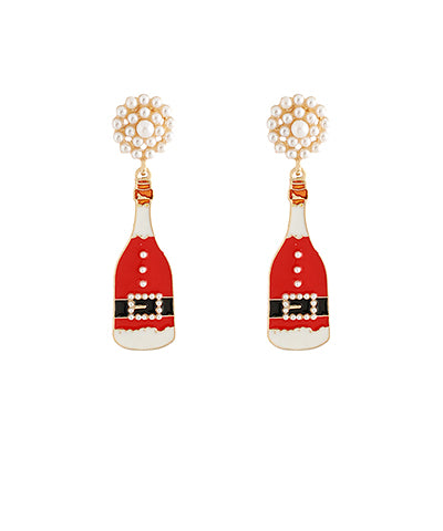 Santa Champagne Earrings