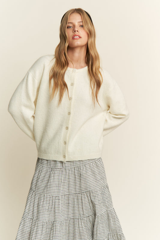 Winter Cream Cardigan