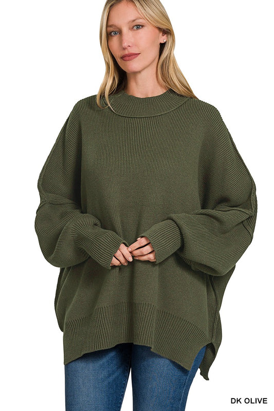 Molly Sweater, Hunter Green