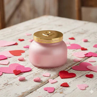 Capri Blue Love Lock Signature Candle, Pink Grapefruit and Prosecco