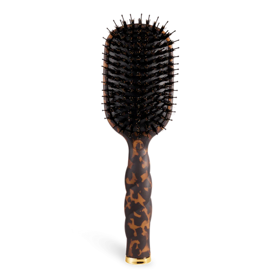 Teleties Boar Bristle Hair Brush, Tortoise