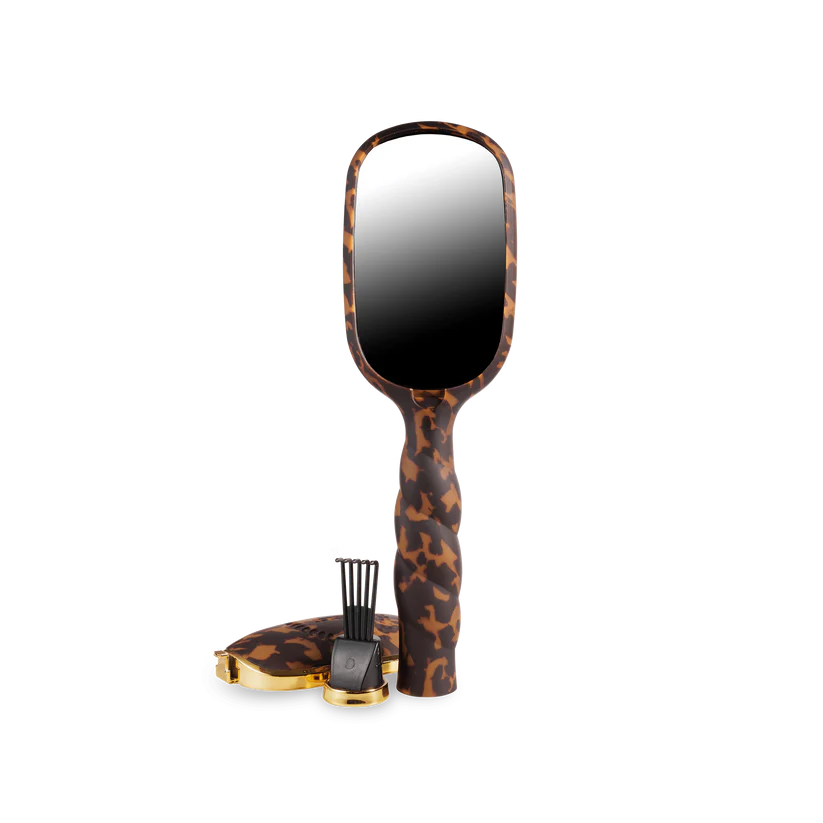 Teleties Boar Bristle Hair Brush, Tortoise