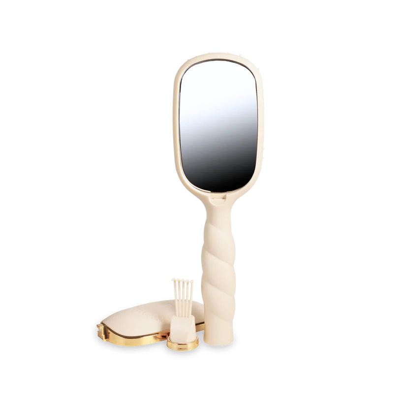 Teleties Boar Bristle Hair Brush, Tan