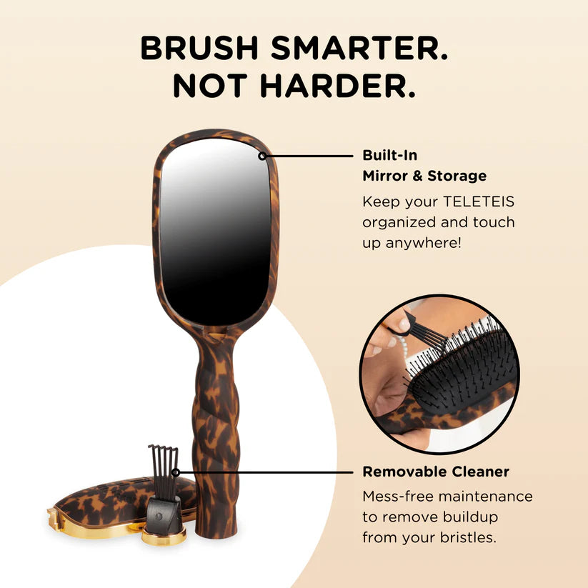 Detangler Hair Brush for Fine Hair, Tortoise