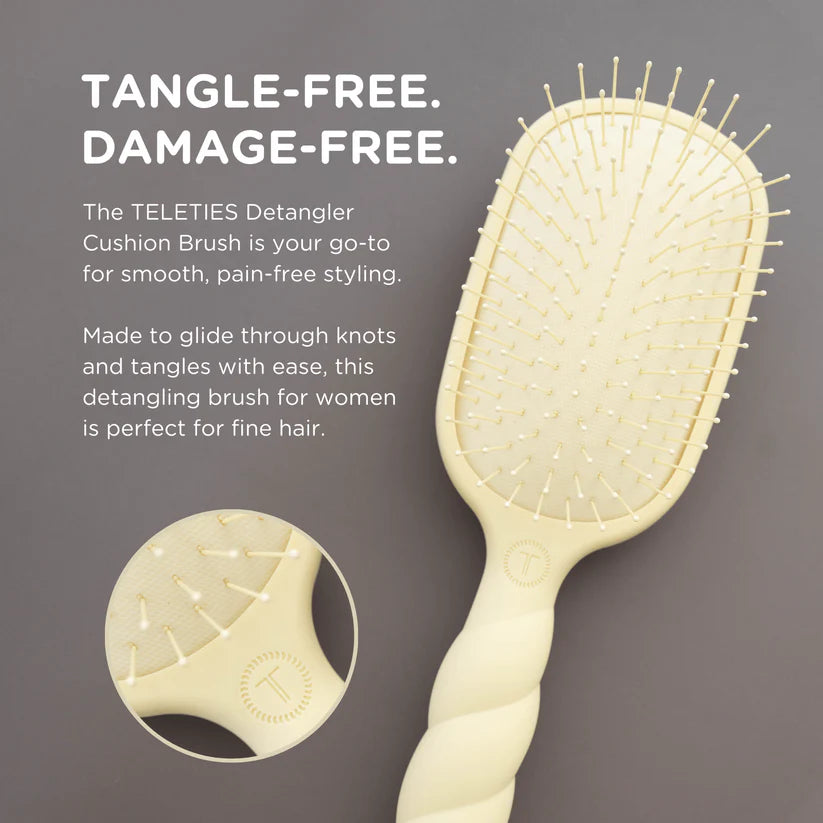 Detangler Hair Brush for Fine Hair, Tan