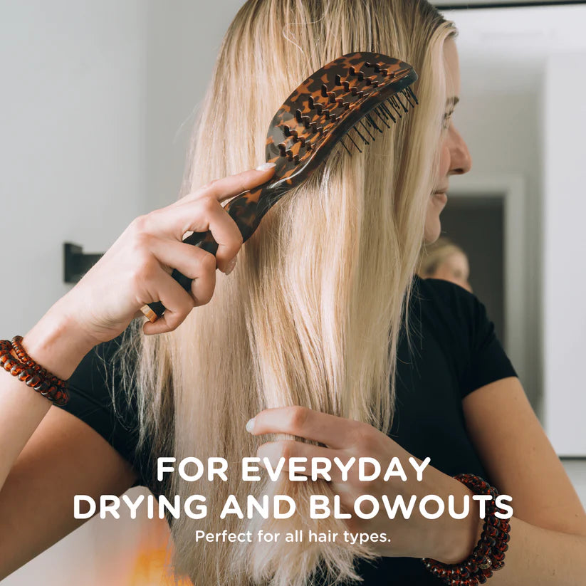 Vented Hair Brush, Tortoise