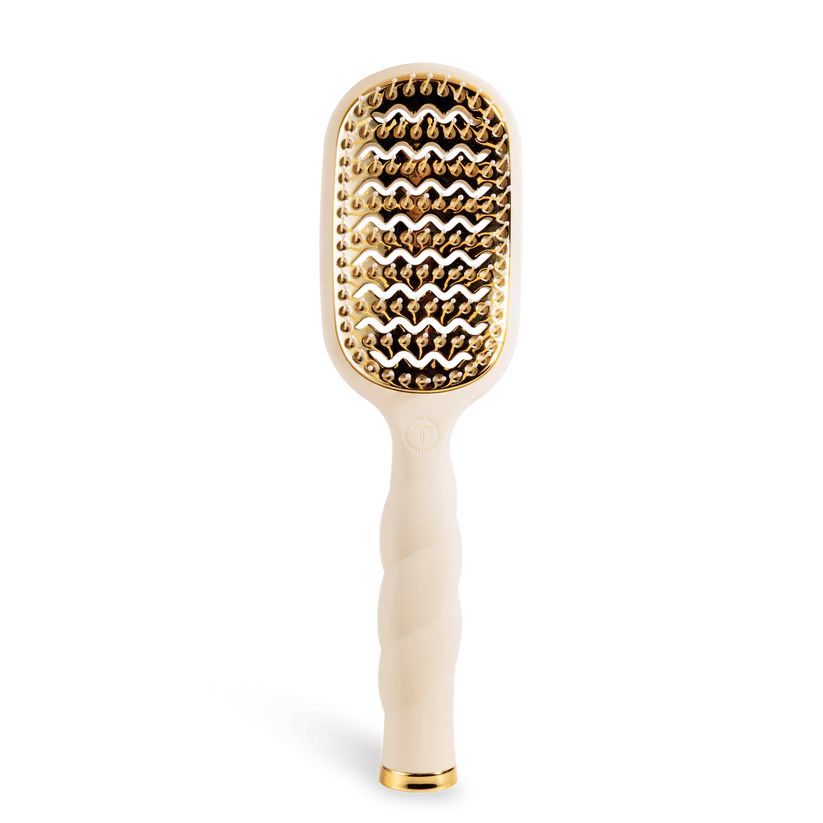 Vented Hair Brush, Tan