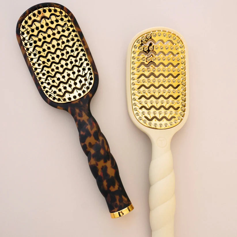 Vented Hair Brush, Tan