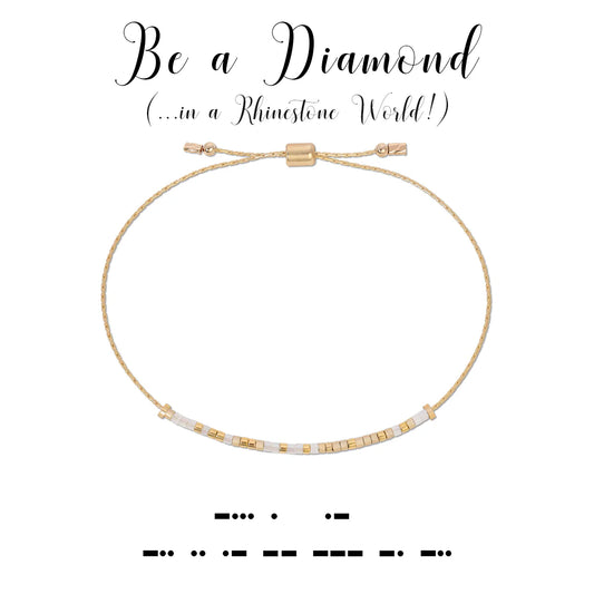 Morse Code Bracelet | Be A Diamond