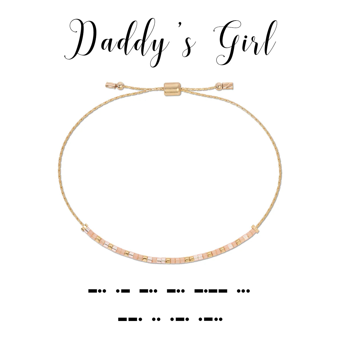 Morse Code Bracelet | Daddy’s Girl