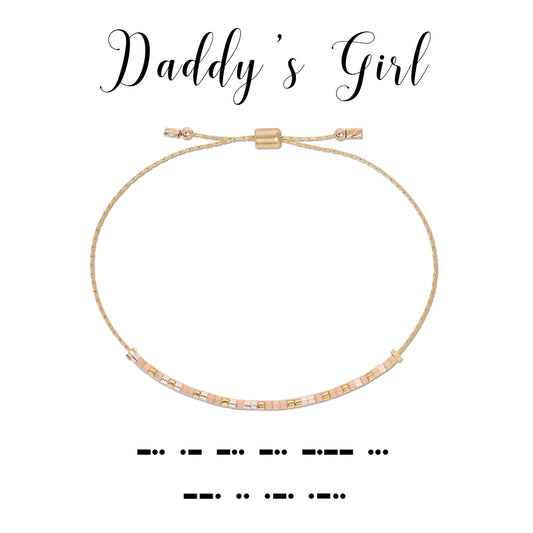 Morse Code Bracelet | Daddy’s Girl