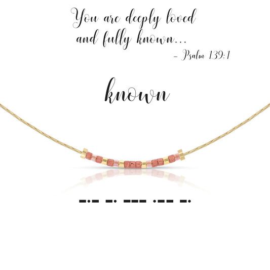 Morse Code Necklace | Known