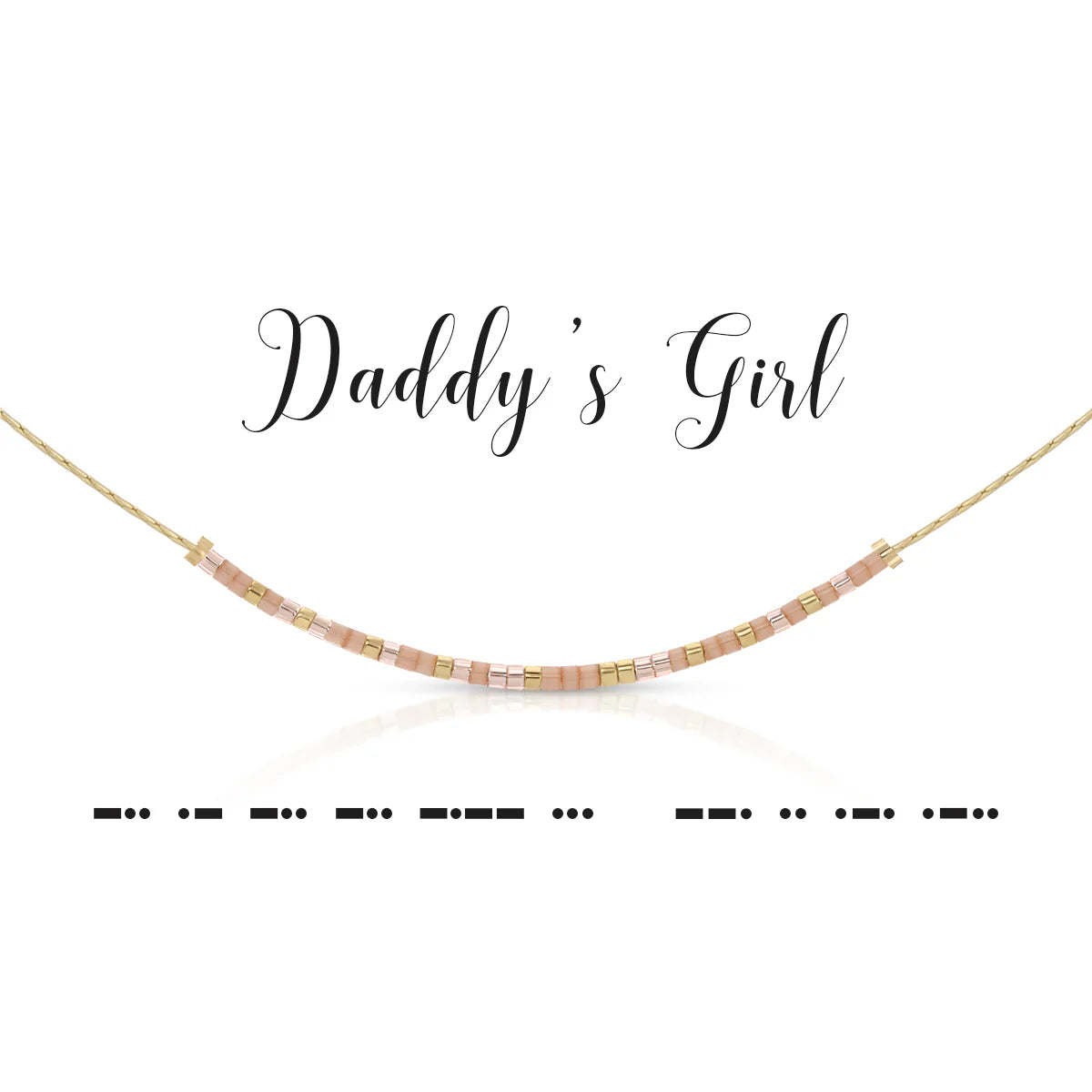 Morse Code Necklace | Daddy’s Girl
