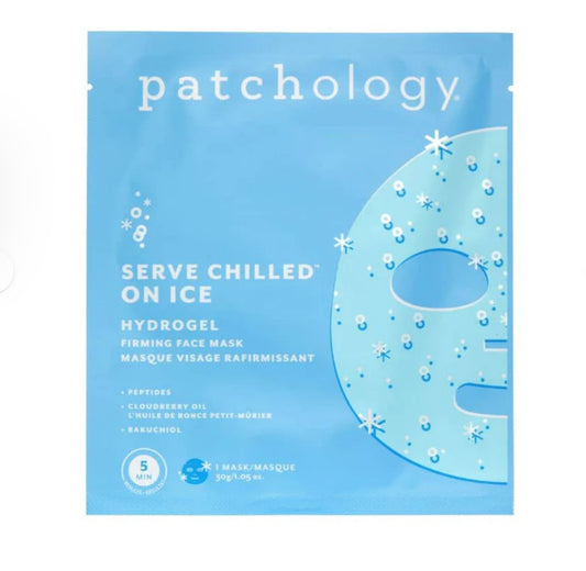 Serve Chilled On Ice Hydrogel Firming Face Mask - Single