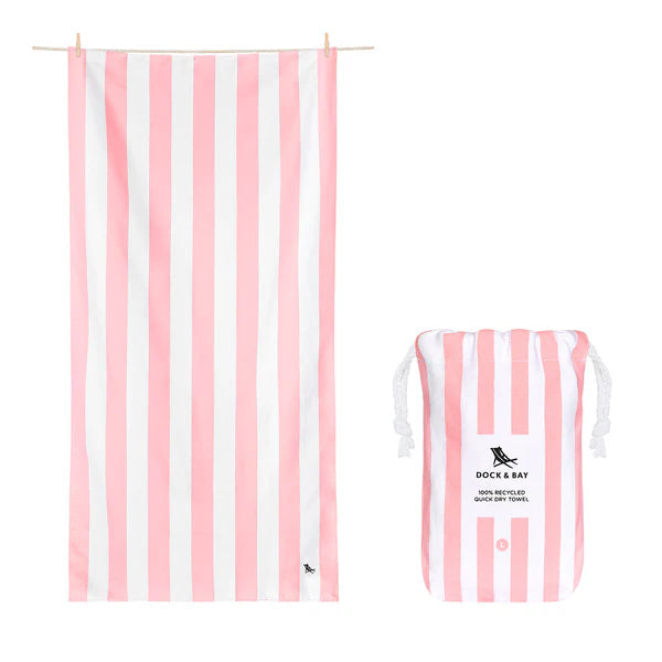 Quick Dry Towel, Malibu Pink ( Large )