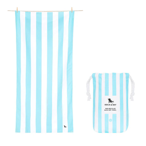 Quick Dry Towel, Tulum Blue ( Large )