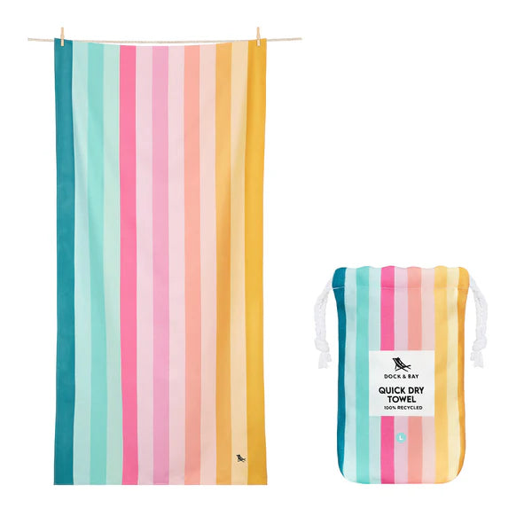 Quick Dry Towel, Coastal Candy ( Extra Large )