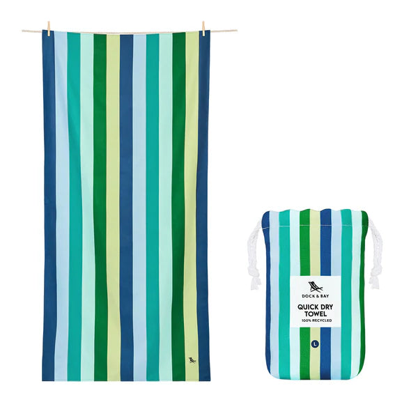 Quick Dry Towel, Cool Lagoon ( Extra Large )