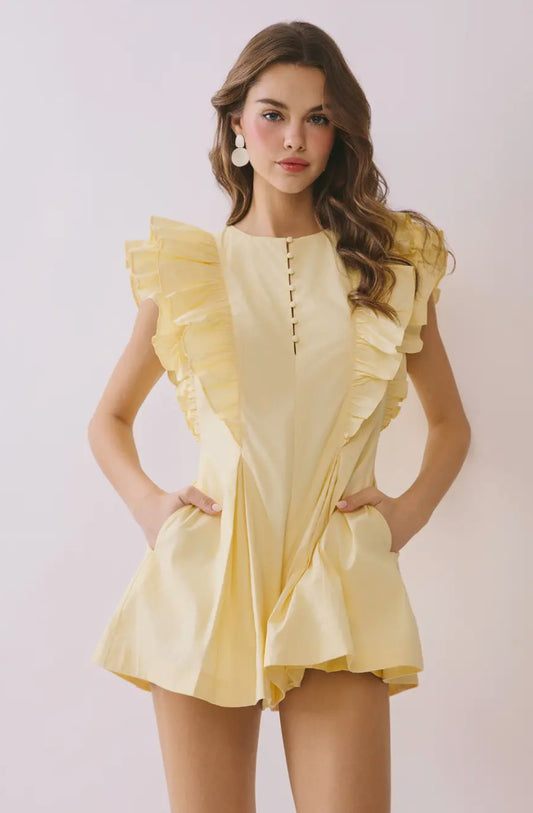 Buttercup Blooms Romper