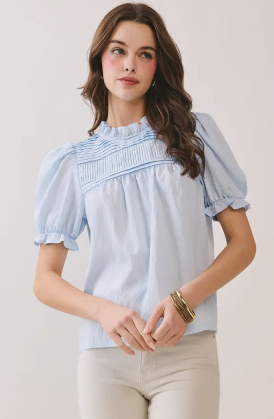 Skylar Top, Baby Blue