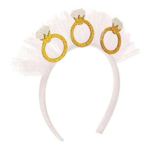 Bride Headband, Rings